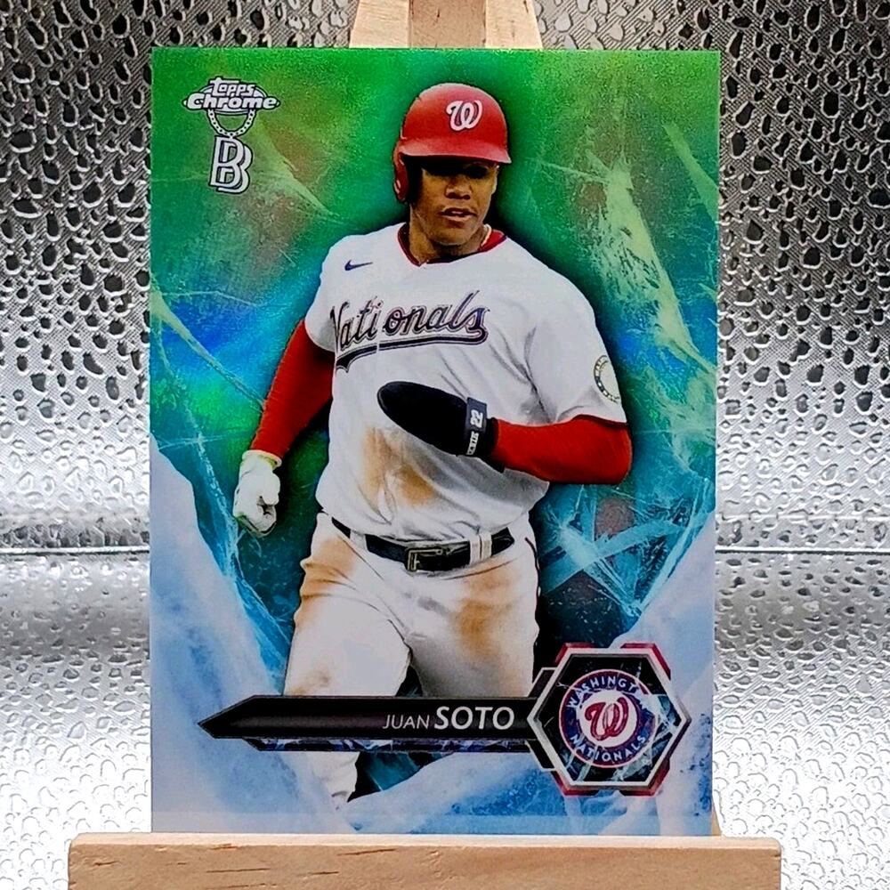 2021 Topps Chrome BEN BALLER Juan Soto Icy Insert Baseball Card # 1-4